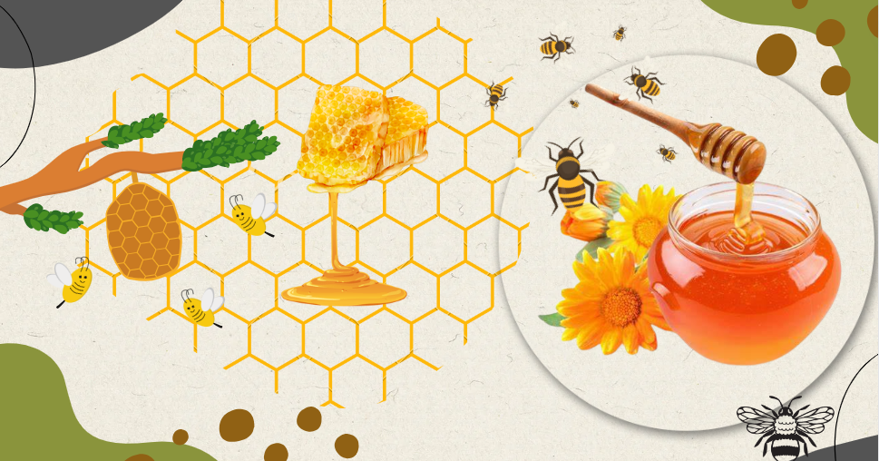 Honey is a natural sweetener